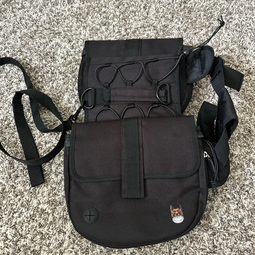 K9 Dog Backpack for Disc Golf Hiking Traveling Camping Training Harness